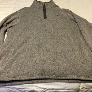 Field & Stream Men's Heathered Gray Zip-Up Sweater